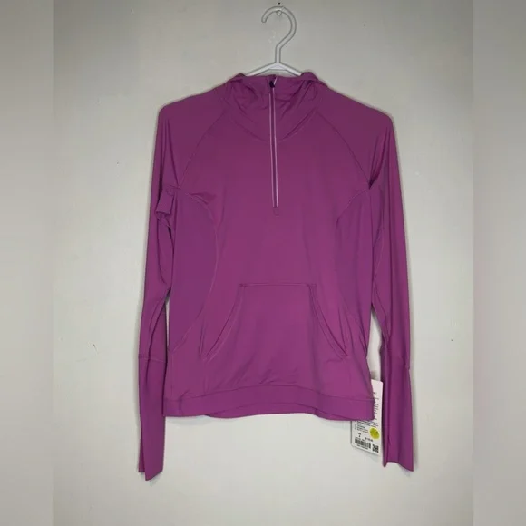BRAND NEW - HOODED - LULULEMON - slick performance one- 2 ZIP HOOD - Picture 4 of 4